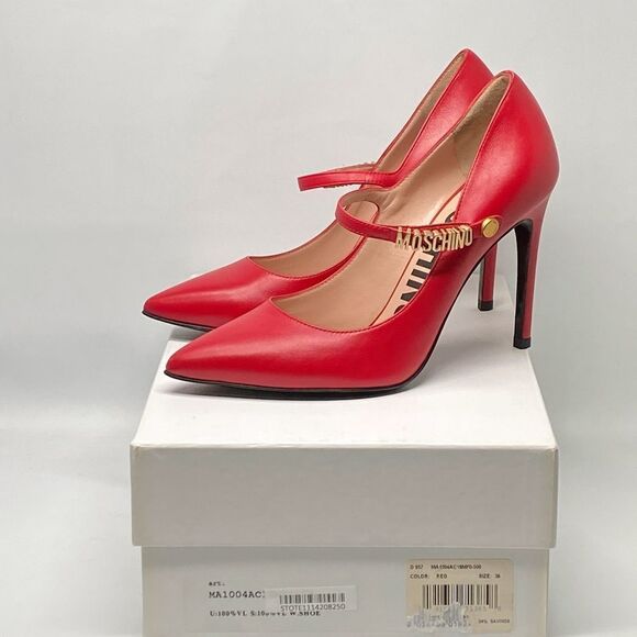 Moschino Leather Mary Jane Pump size 36 - Picture 14 of 16